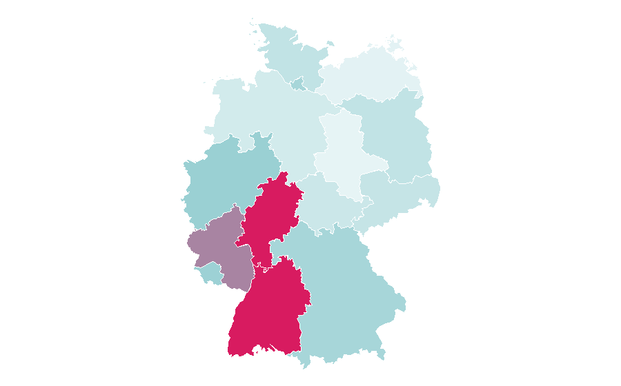 Affinity by region — Daily News and Analysis, Germany