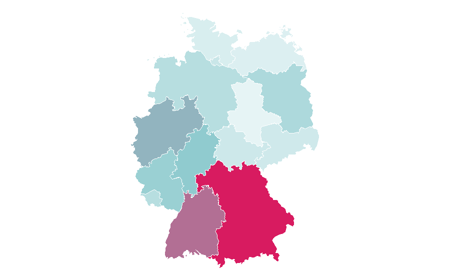 Affinity by region — Dainese, Germany