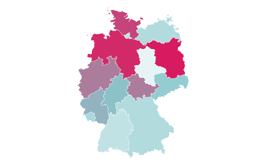 Affinity by region — Daisy Ridley, Germany