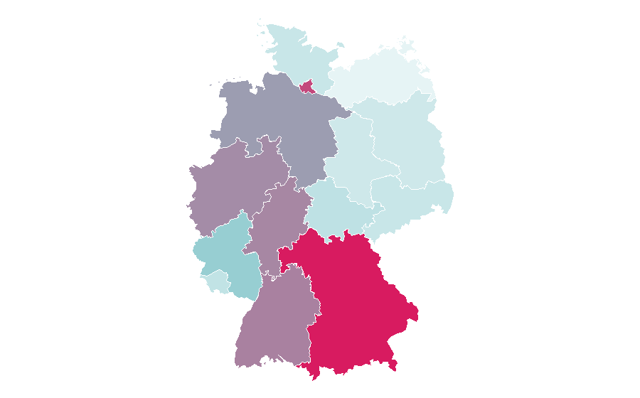 Affinity by region — Dallas Mavericks, Germany