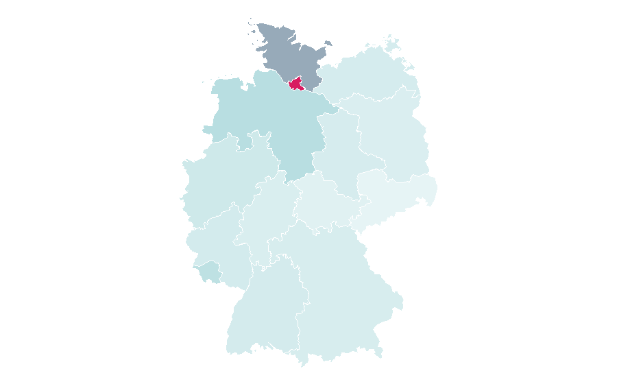 Affinity by region — Dance of the Vampires, Germany