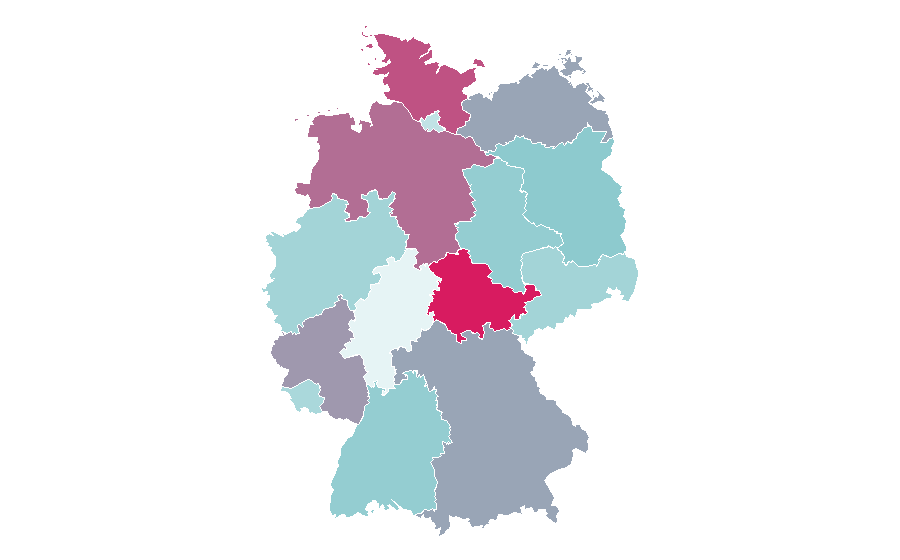 Affinity by region — Dances with Wolves, Germany