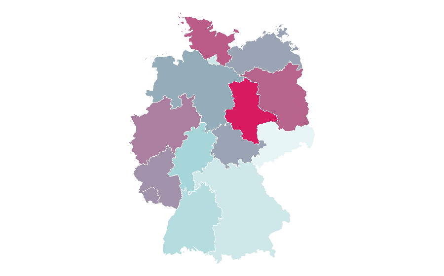 Affinity by region — Daniel Dae Kim, Germany