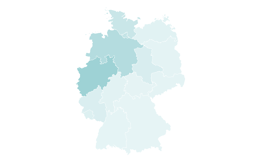 Affinity by region — Daniel Thioune, Germany