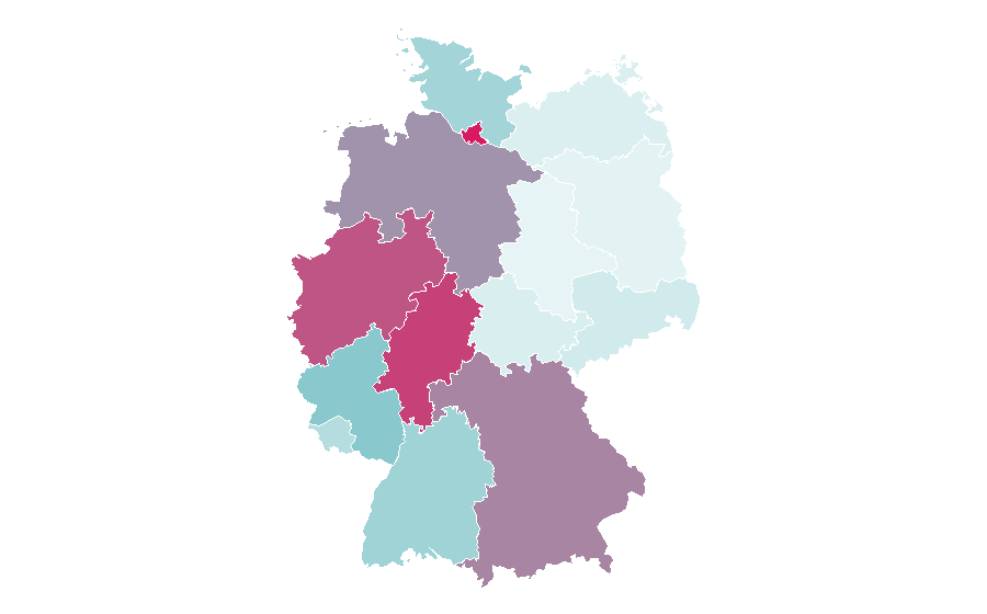 Affinity by region — Daniel Wellington, Germany