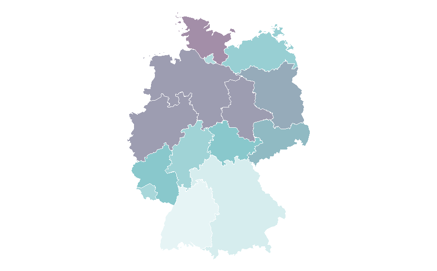 Affinity by region — Dark Angel, Germany