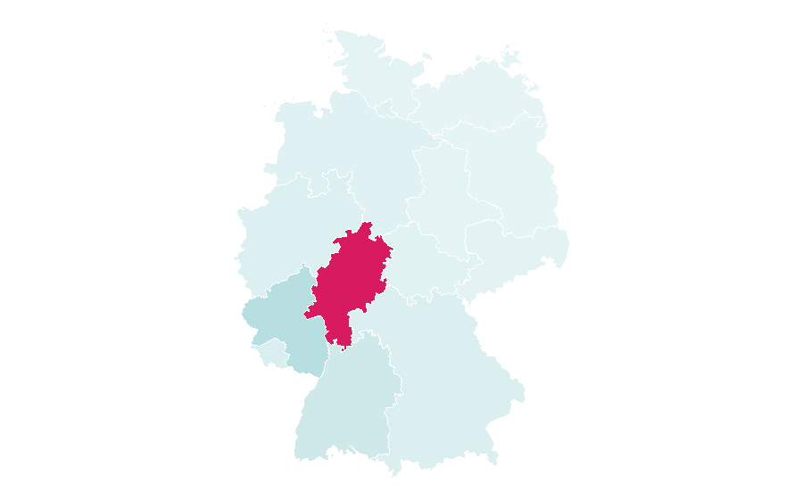 Affinity by region — Darmstadt, Germany