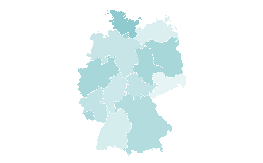 Affinity by region — Daryl Hannah, Germany
