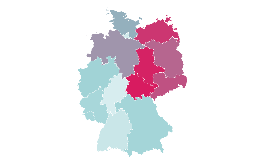 Affinity by region — Das Traumschiff, Germany