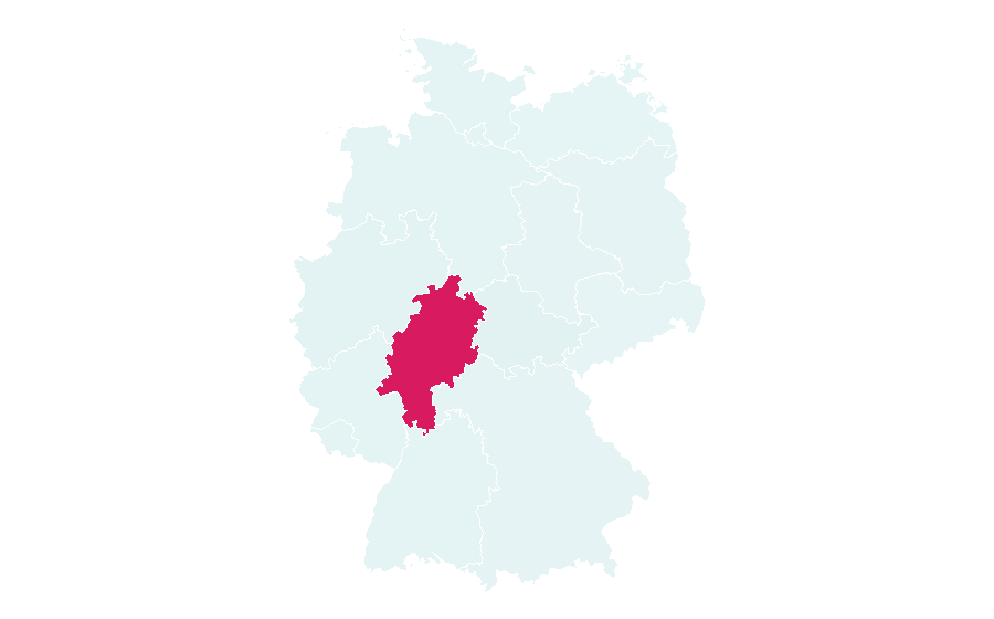 Affinity by region — Data science, Germany