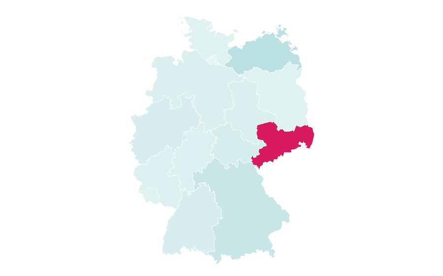 Affinity by region — Data security, Germany