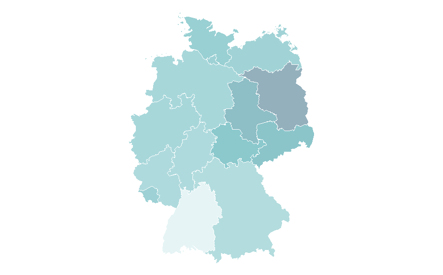 Affinity by region — David Duchovny, Germany