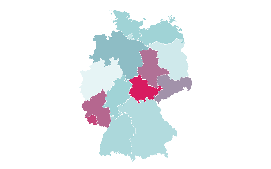Affinity by region — David Gilmour, Germany