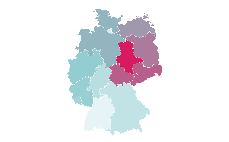Affinity by region — David Thewlis, Germany