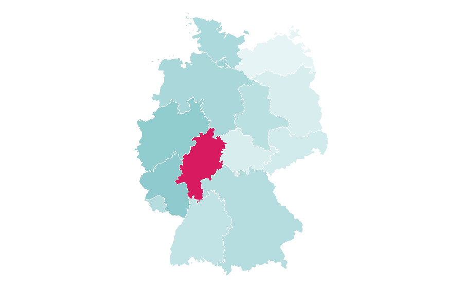 Affinität nach Region — DC Comics, Deutschland