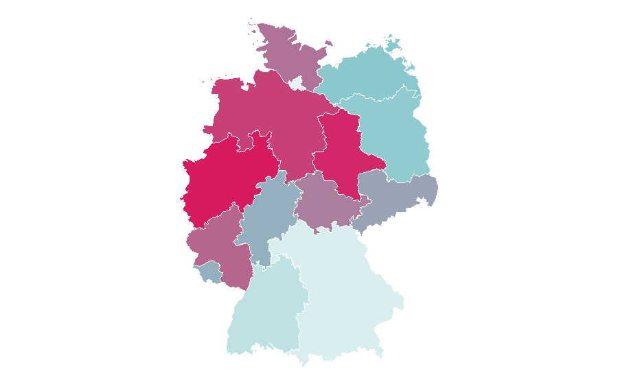 Affinity by region — DC's Legends of Tomorrow, Germany