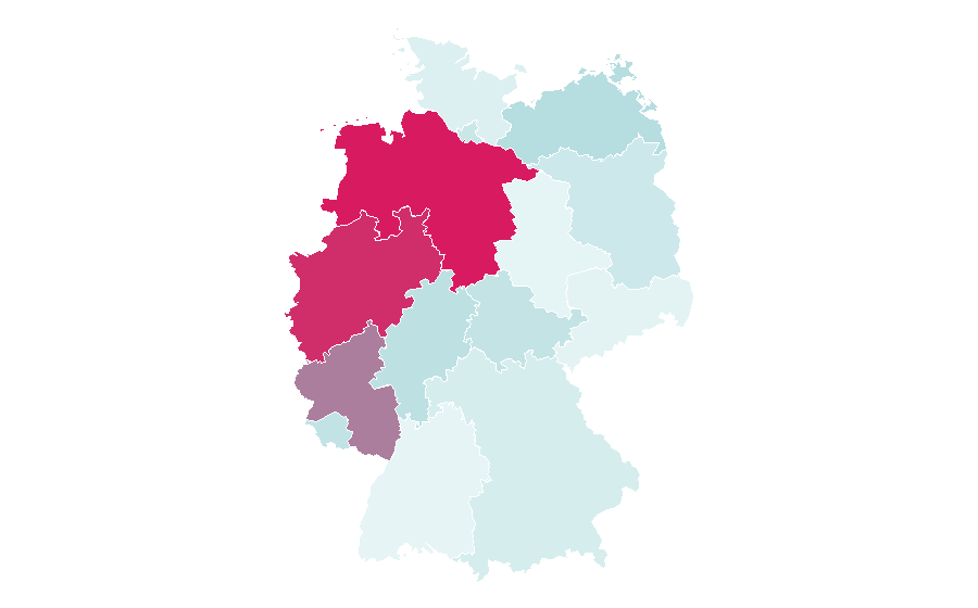 Affinity by region — De Telegraaf, Germany