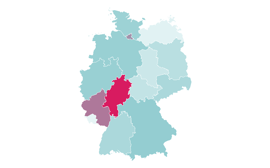 Affinity by region — Dead Poets Society, Germany
