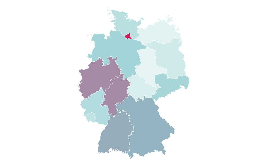 Affinity by region — Deadlift, Germany