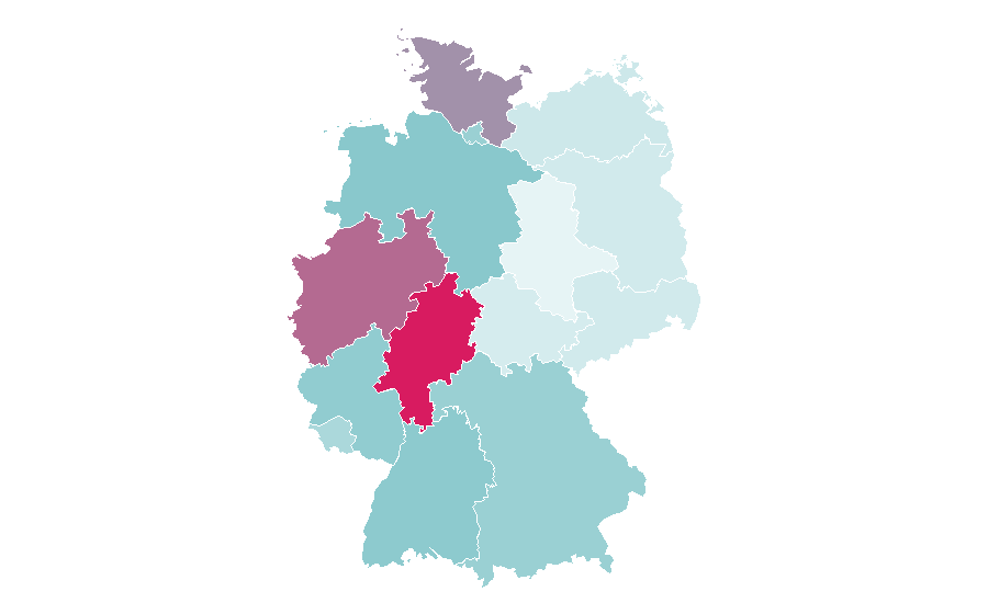Affinity by region — Deadlock, Germany