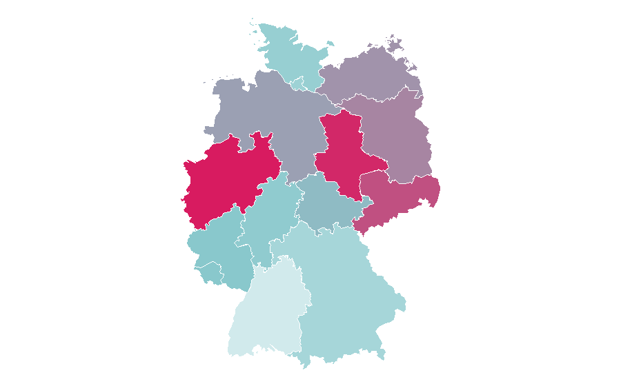 Affinity by region — Deadpool (film), Germany