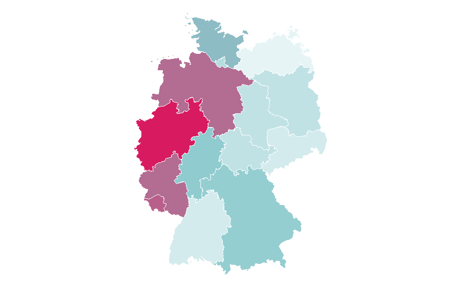 Affinity by region — Dean Winchester, Germany