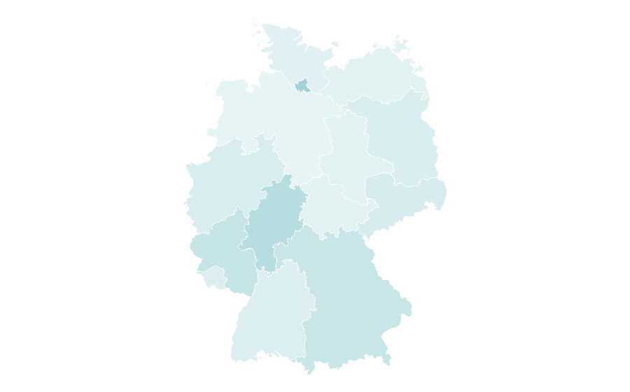 Affinity by region — Death Becomes Her, Germany