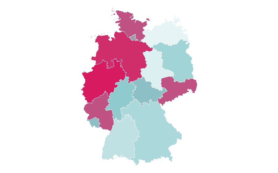 Affinity by region — Death Star, Germany