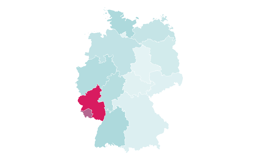 Affinité par région — Debeka, Allemagne