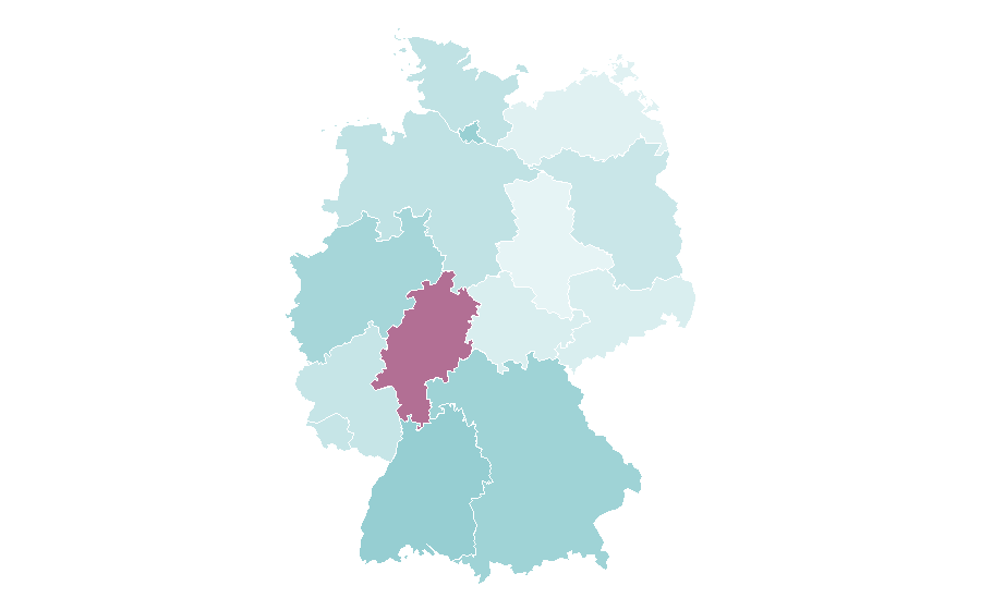 Affinity by region — Decal, Germany