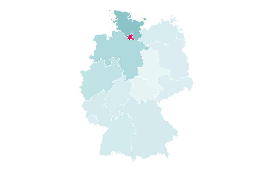 Affinity by region — Deep und deutlich, Germany