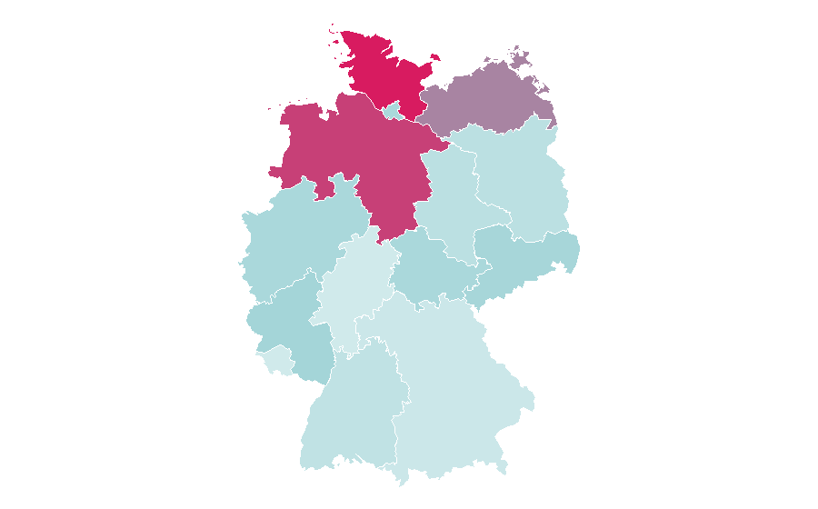Affinity by region — Deerberg, Germany