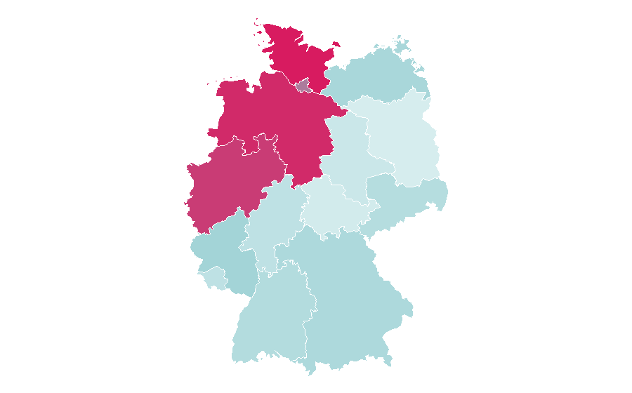 Affinity by region — Defqon.1 Festival, Germany