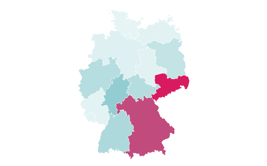 Affinity by region — DEL2, Germany