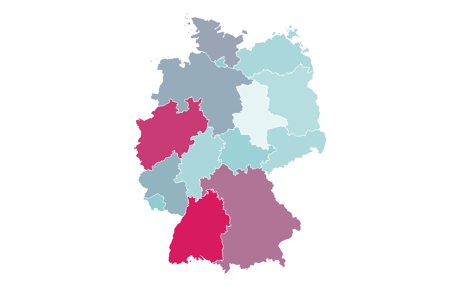Affinity by region — Delfins, Germany