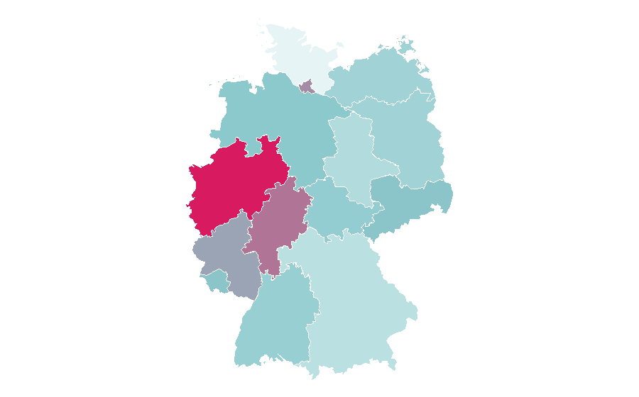 Affinity by region — Delirium (Cirque du Soleil), Germany