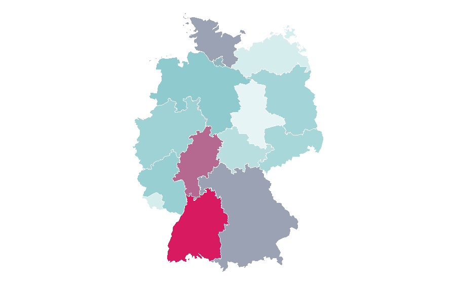 Affinity by region — Demeter, Germany