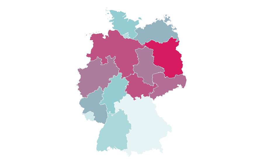 Affinità per regione — Democracy, Germania