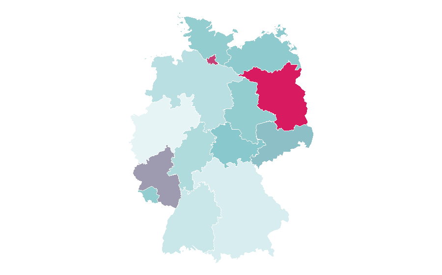 Affinity by region — Dental tourism, Germany