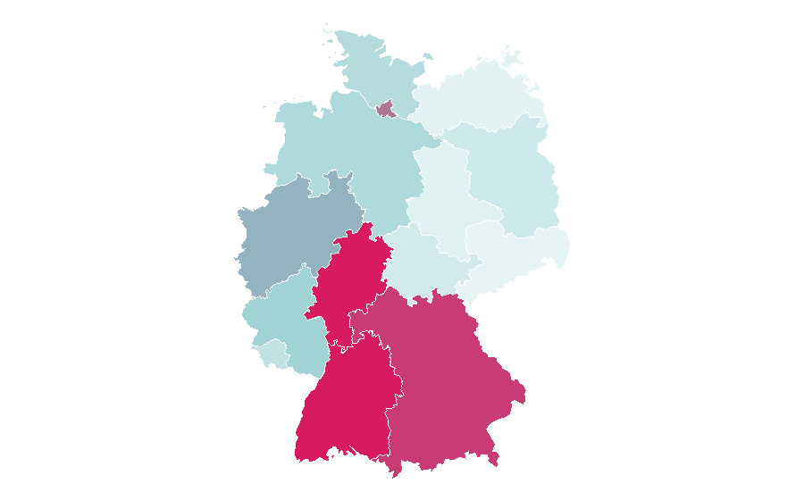 Affinity by region — Denver Nuggets, Germany