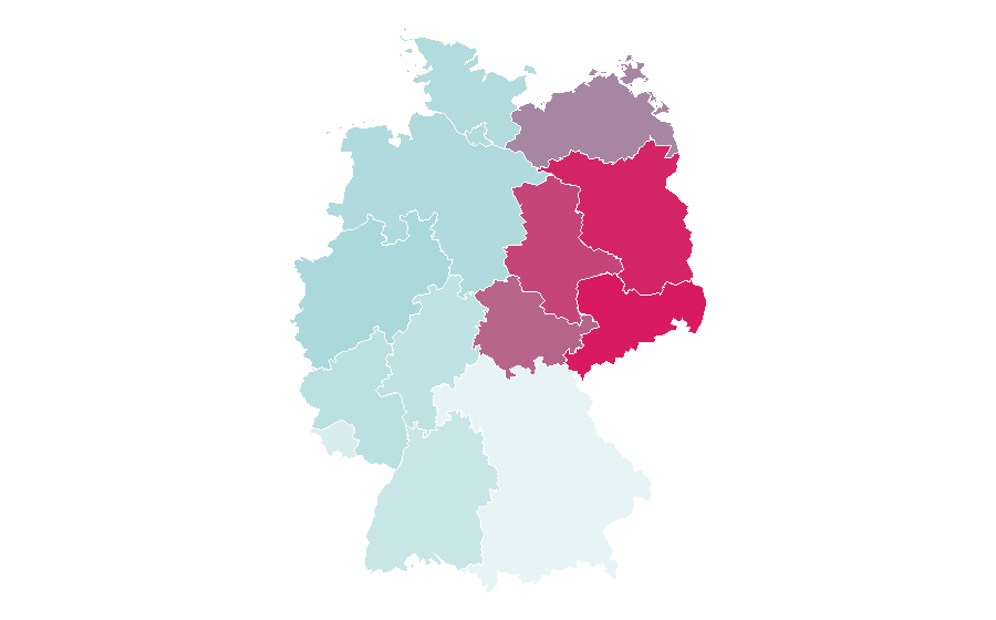 Affinité par région — Depeche Mode, Allemagne