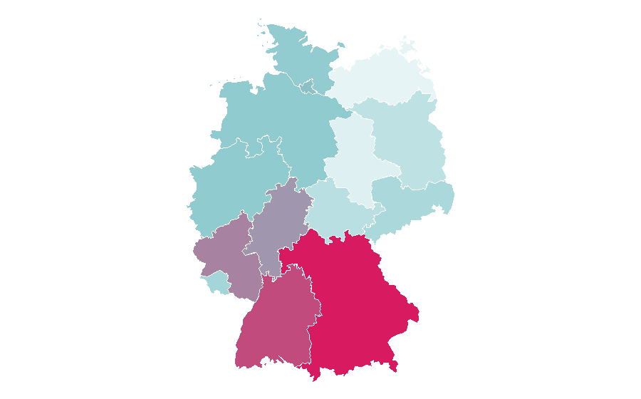Affinity by region — DER AKTIONÄR, Germany