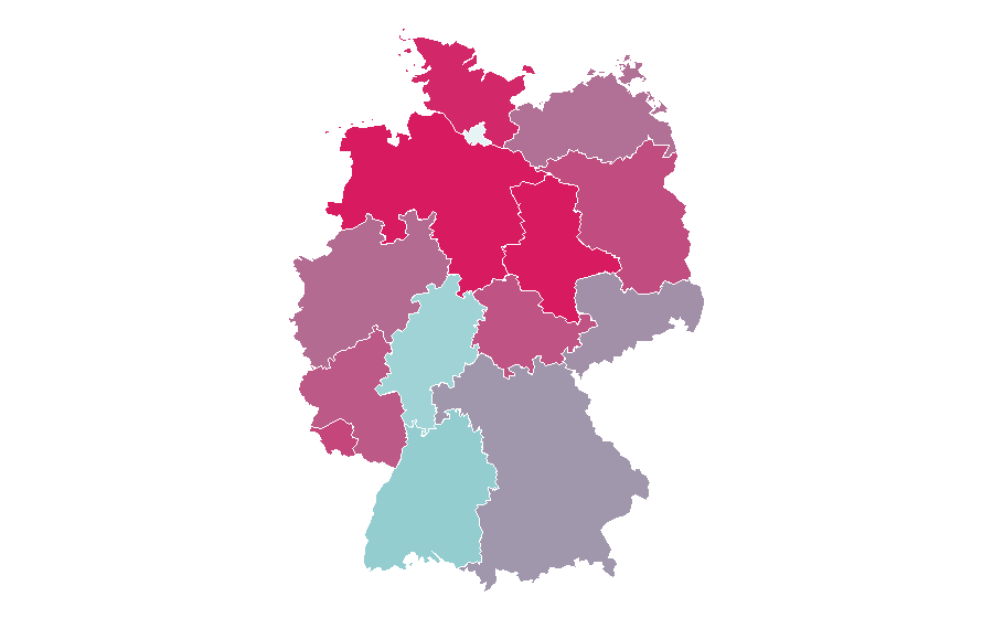 Affinité par région — Der Alte, Allemagne