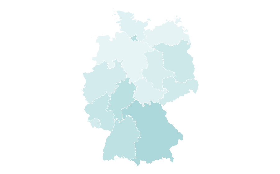 Affinity by region — Dermatology, Germany