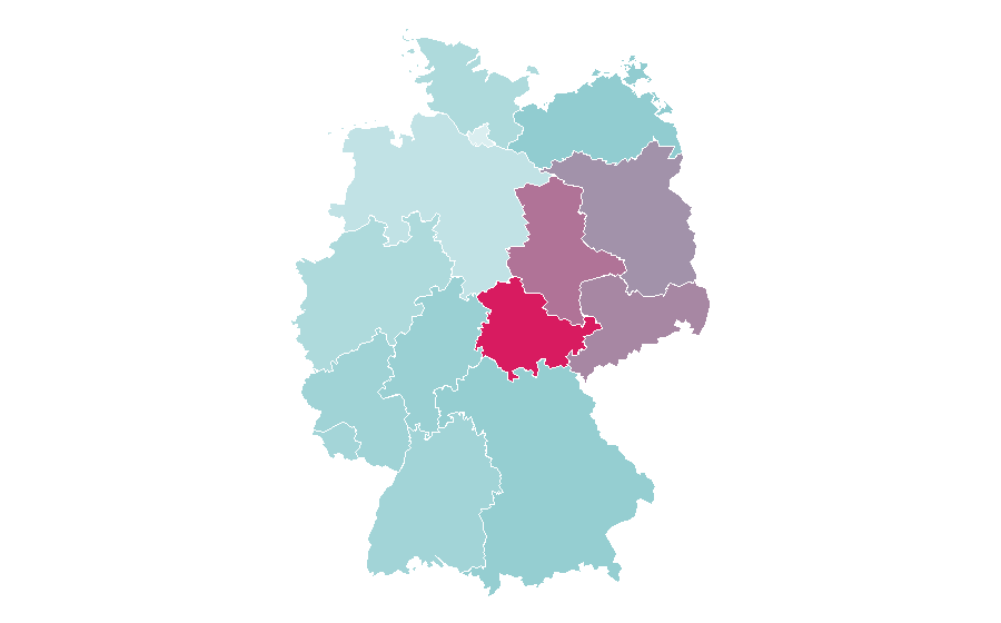 Affinité par région — Dertour, Allemagne