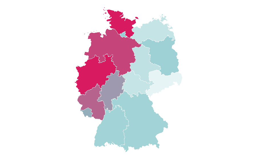 Affinity by region — Designated Survivor, Germany