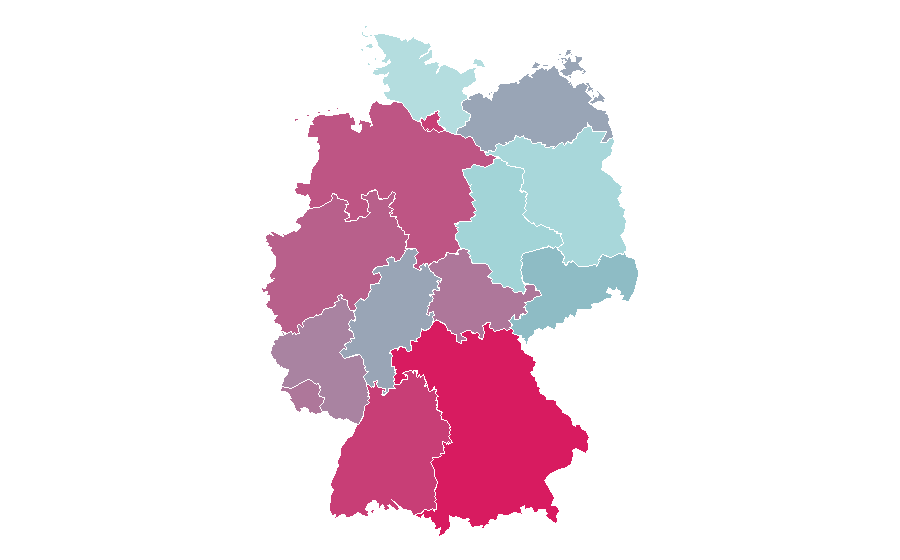 Affinity by region — Desperados, Germany