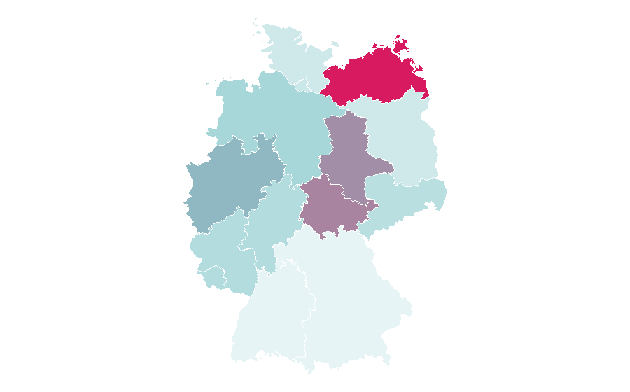 Affinity by region — Destiny, Germany