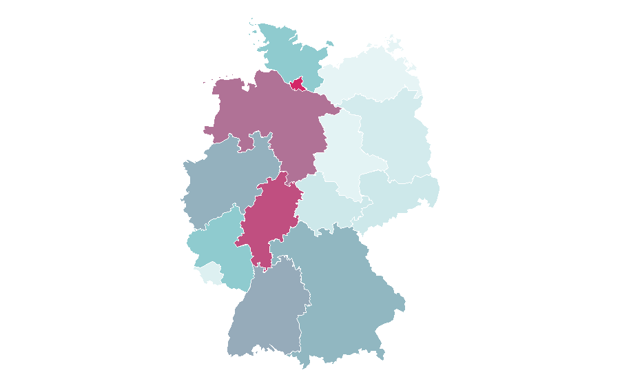 Affinity by region — Detroit Pistons, Germany