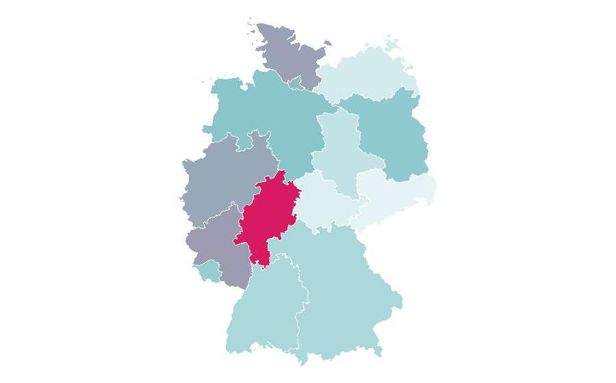 Affinity by region — Deutsche Familienversicherung, Germany